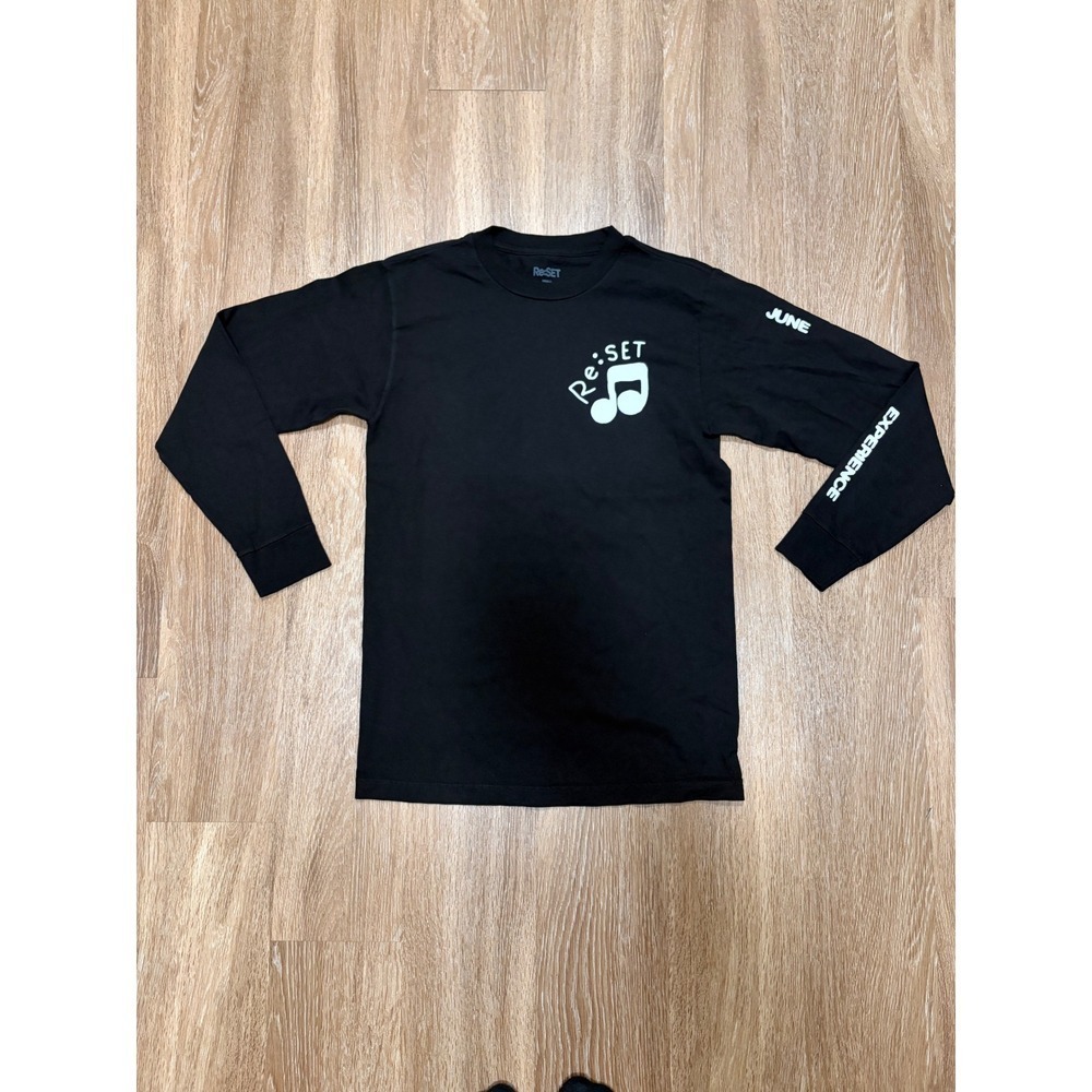 Re:SET Concert Experience 2023 Long Sleeve Graphic T-Shirt Mens Small Black